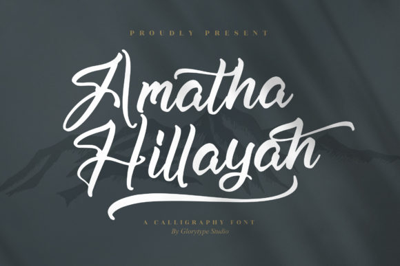 Amatha Hillayah Font Review: A Chic Script for Branding