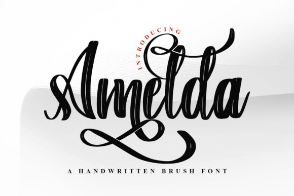 Amelda Font: A Handwritten Typeface for Makers