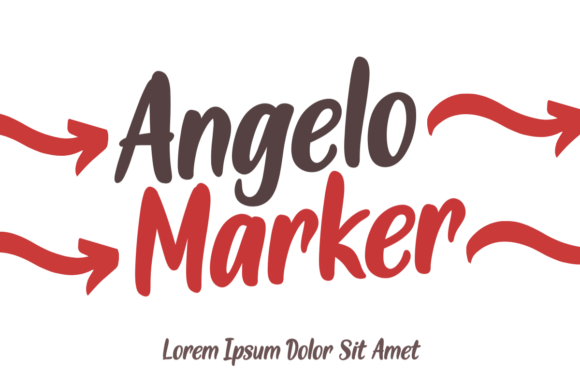 Angelo Marker: A Handwritten Font for Modern Web Design