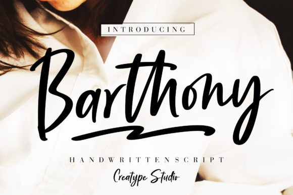 Barthony: The Handwritten Typeface for Scroll-Stopping Marketing