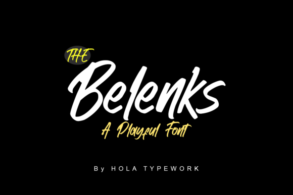 Belenks: A Playful Script Font for Editorial Design