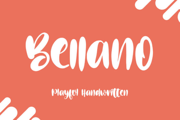 Bellano Font: A Handwritten Typeface for Makers