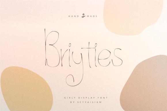 Briyties: The Handwritten Font That Elevates Campaign Visuals