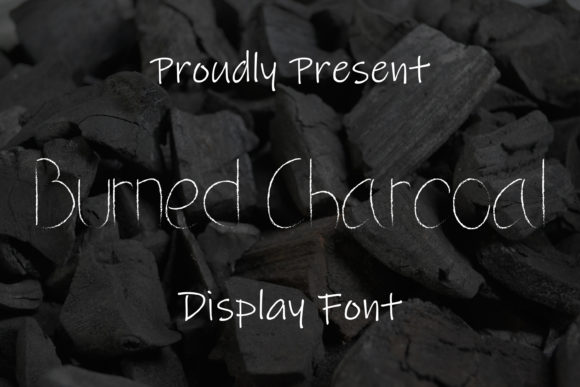 Burned Charcoal: A Handwritten Typeface for Editorial Mood