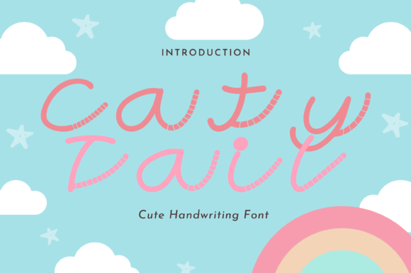 Caty Tail Style: A Whimsical Typeface for Branding