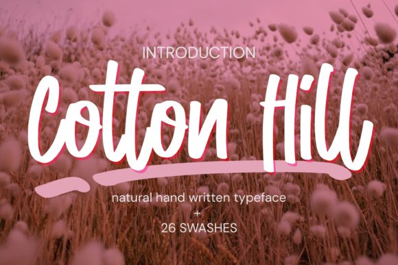 Cotton Hill: A Handwritten Typeface for Modern Web Design