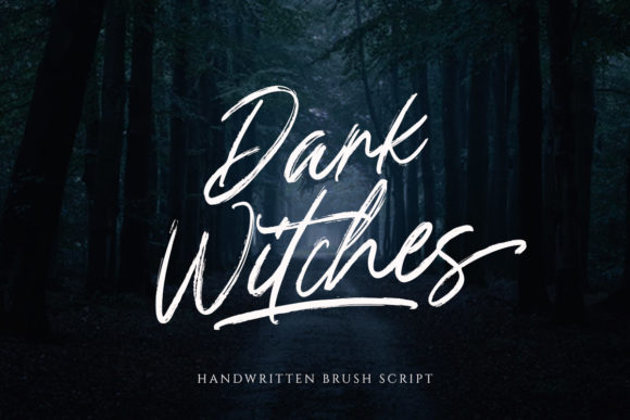 Dark Witches: A Script Typeface for Editorial Impact