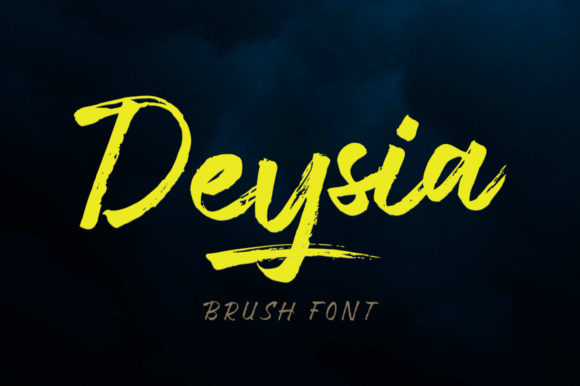 Deysia: A Chic Script Typeface for Modern Editorial Design