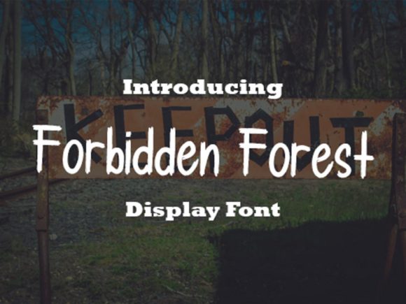 Forbidden Forest: The Handwritten Font for Scroll-Stopping Marketing
