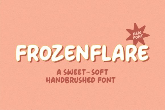 Frozenflare: A Soft Script Typeface for Modern Web Design