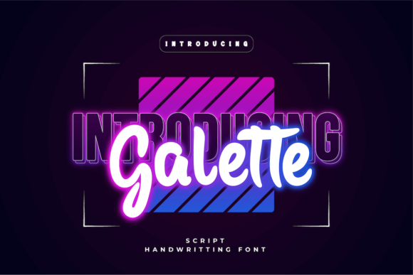 Galette Font Review: A Stylish Script for Campaign Design