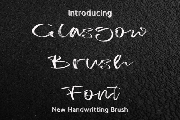 Glasgow Brush: The Perfect Handwritten Font for Makers