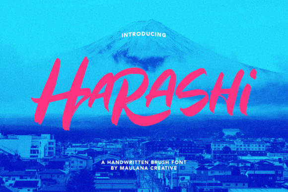 Harashi Font Review: A Neat Brushed Typeface for Modern Brands