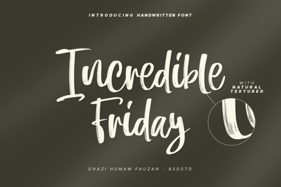 Incredible Friday: The Script Font That Upgrades Your Brand