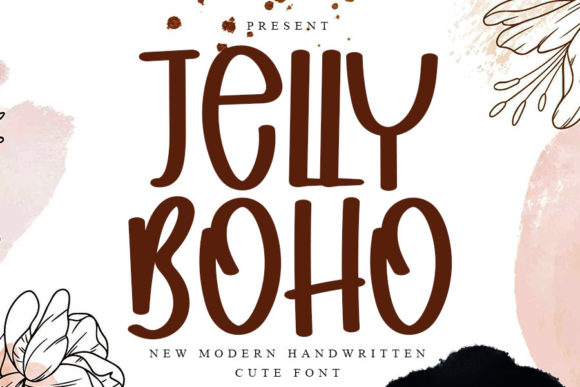 Jelly Boho: A Handwritten Typeface for Modern Editorial Design