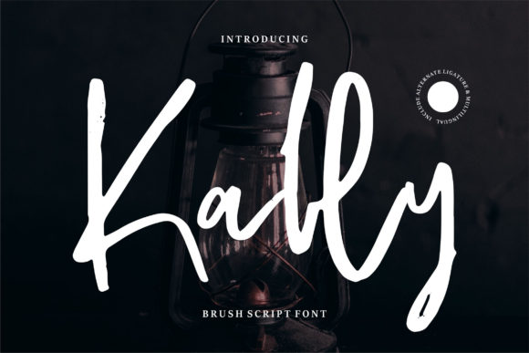 Kally: The Brushed Script Font for Handmade Brands
