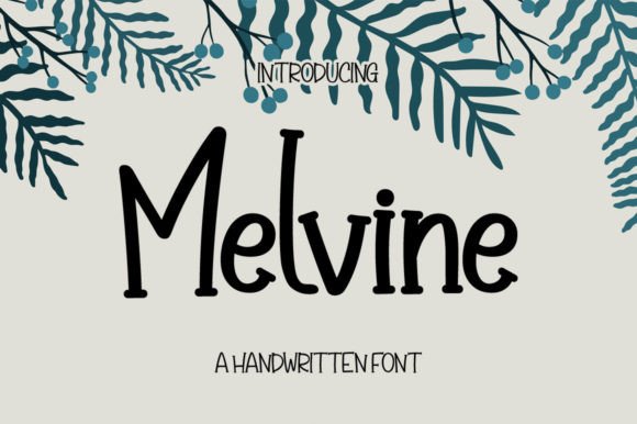 Melvine: A Refined Serif Font for Editorial Design