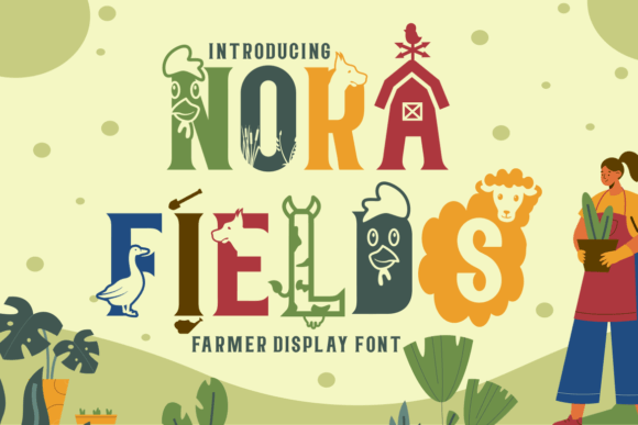 Nora Fields: A Rustic Display Font for Web Design