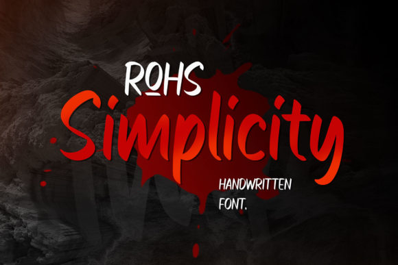 Rohs Simplicity: A Handwritten Typeface for Modern Web Design