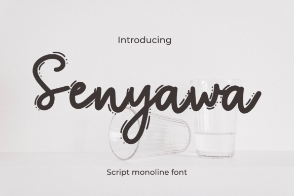 Senyawa: A Quirky Script Font for Editorial Impact
