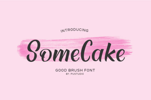 Some Cake: A Handwritten Font for Makers