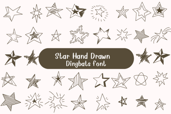 Star Hand Drawn: A Celestial Font for Bold Marketing