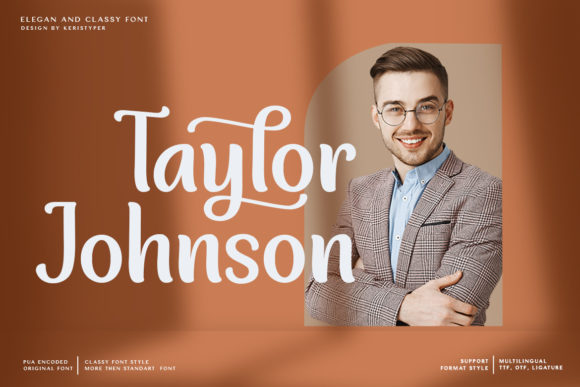 Taylor Johnson: A Bold Script Font for Modern Branding