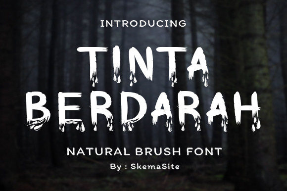 Tinta Berdarah: A Bold Display Font for Editorial Impact
