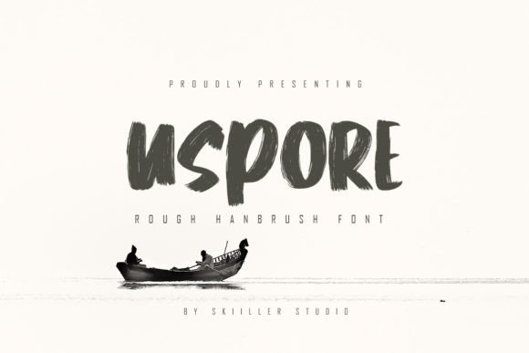 Uspore Font: The Perfect Brush Typeface for Handmade Brands